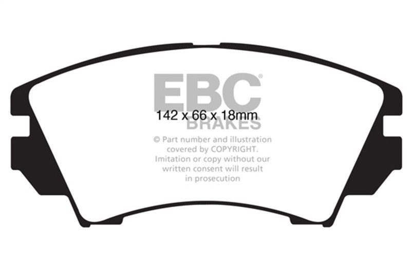 EBC Ultimax 2 Front Brake Pads for 10+ Buick Allure Canada 3.0 - UD1404