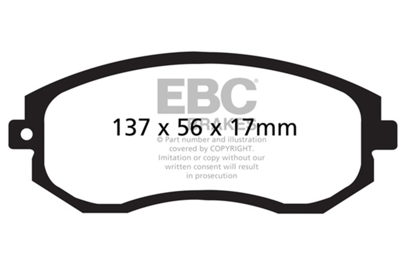 EBC Ultimax 2 Front Brake Pads for 13+ Subaru BRZ / FR-S - UD1539