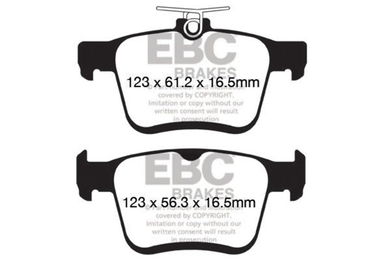 EBC Ultimax 2 Rear Brake Pads for 14+ Audi A3 1.8 Turbo - UD1761