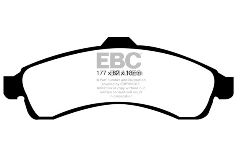 EBC Ultimax2 Front Brake Pads for 03-05 Buick Rainier 4.2L - UD882
