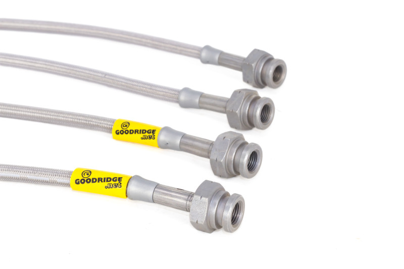 Goodridge Stainless Steel Brake Lines for 92-95 Civic w/ Rear Drum - 20015