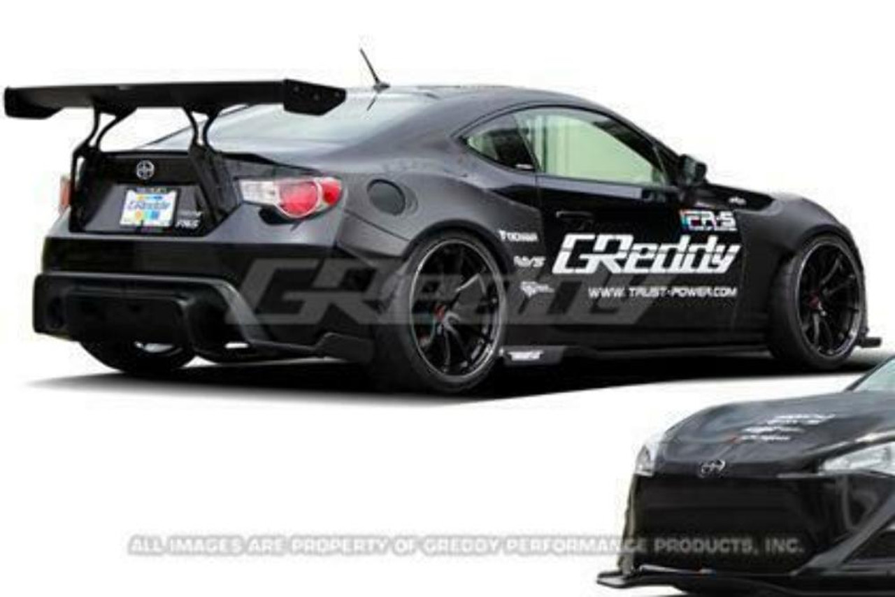 GReddy X Rocket Bunny Rear Over-Fender & Rear Bumper Trim (2 pcs) for BRZ