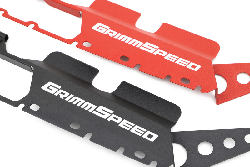 GrimmSpeed Black Radiator Shroud for 15+ Subaru WRX / STI - 096039