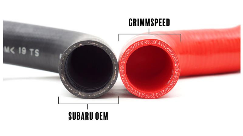 GrimmSpeed Black Radiator Hose Kit for 08-14 WRX / 08+ STI / 09-13 FXT