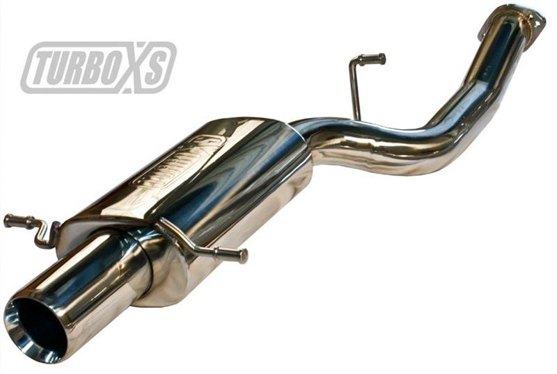 TurboXS Rear Muffler Assembly for 02-07 WRX / STi - WS02-RMA
