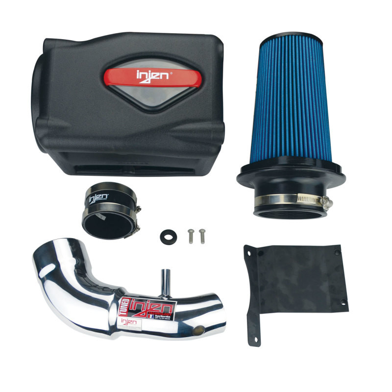 Injen Polished Power-Flow Air Intake w/ Box for 07-11 Wrangler 3.8L V6