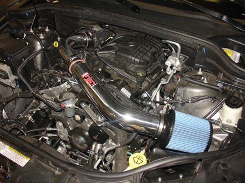 Injen Wrinkle Black Power-Flow Short Ram Intake for 11 Dodge Durango 3.6L V6