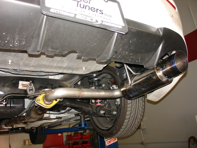 Injen Axleback Exhaust w/ Burnt Tip for 08-11 Lancer 4 Cyl 2.0L / 2.4L