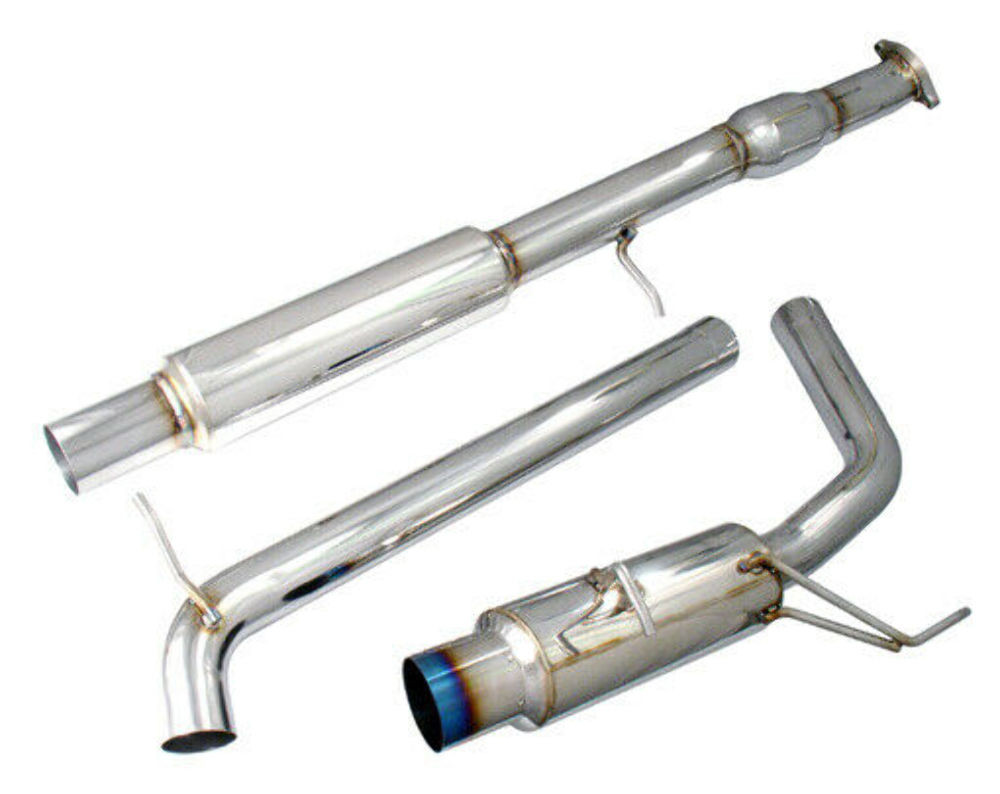 Injen 76mm Exhaust w/ Burnt Tip for 06-09 Eclipse V6 3.8L - SES1873TT