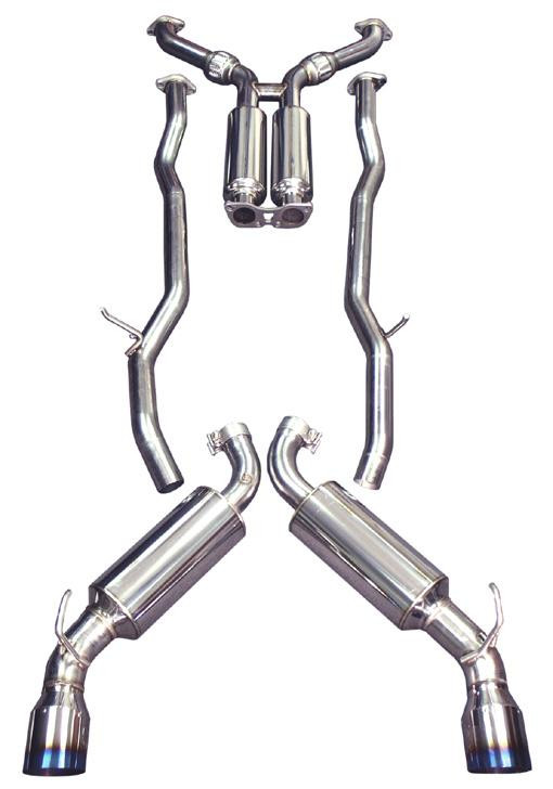 Injen Stainless Steel Exhaust w/ Burnt Tip for 13-14 Focus ST Turbo - SES9001TT