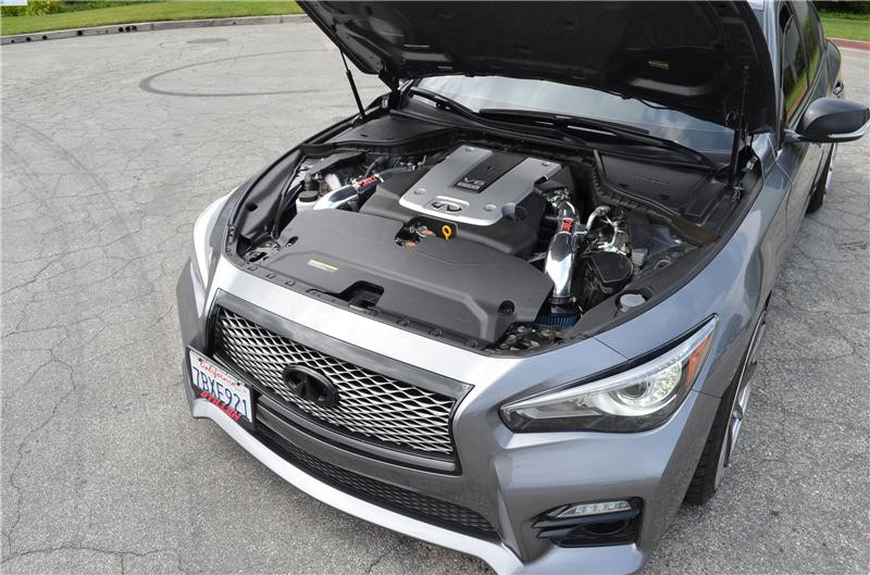 Injen Polished Dual Short Ram Intake for 14-15 Infiniti Q50 V6 3.7L - SP1999P