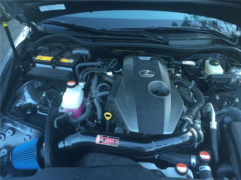 Injen Black Short Ram Intake for 2016 Lexus IS200T / RC200T - SP2097BLK