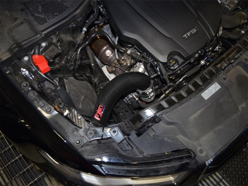 Injen Wrinkle Black Cold Air Intake for 16-17 Audi A6 2.0L Turbo