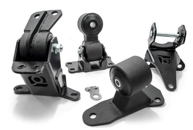Innovative Black Steel Motor Mounts 85A Bushings for