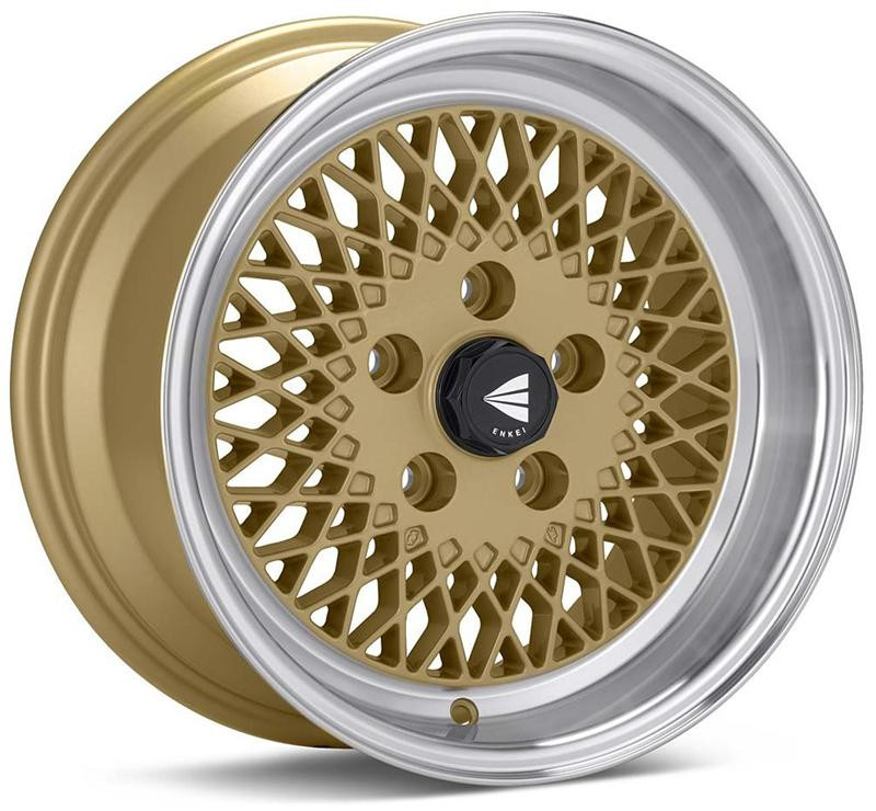 Enkei92 Classic Line 15x8 25mm offset 4x100 Gold Wheel - 465-580-4925GG