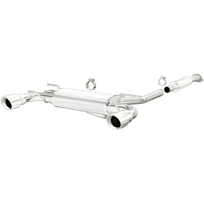 MagnaFlow Dual Split Rear Exit Stainless Exhaust for 13+ BRZ / FR-S - 15157