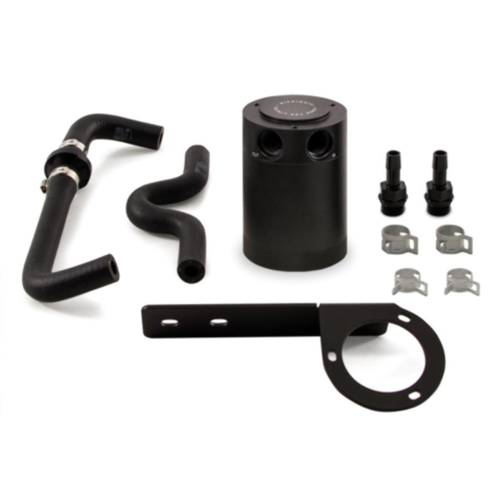 Mishimoto PCV Side Baffled Oil Catch Can w/ Black Bracket for 17+ Civic Type R