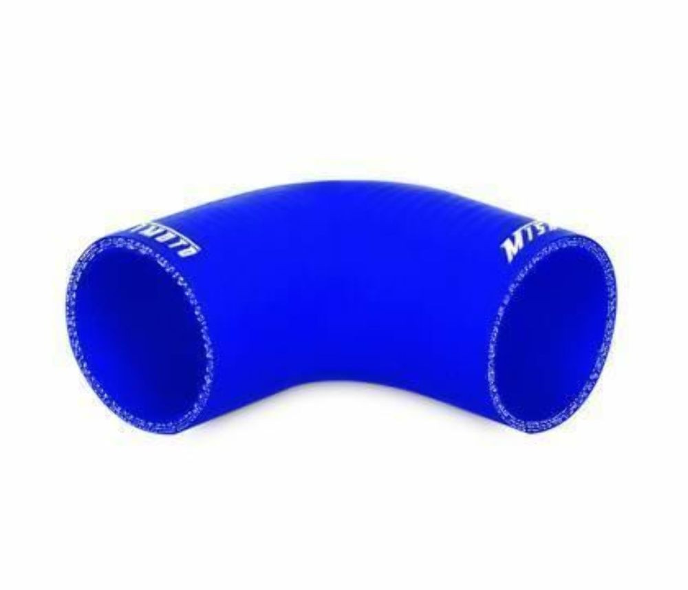 Mishimoto 2.5 Inch Blue 90 Degree Coupler