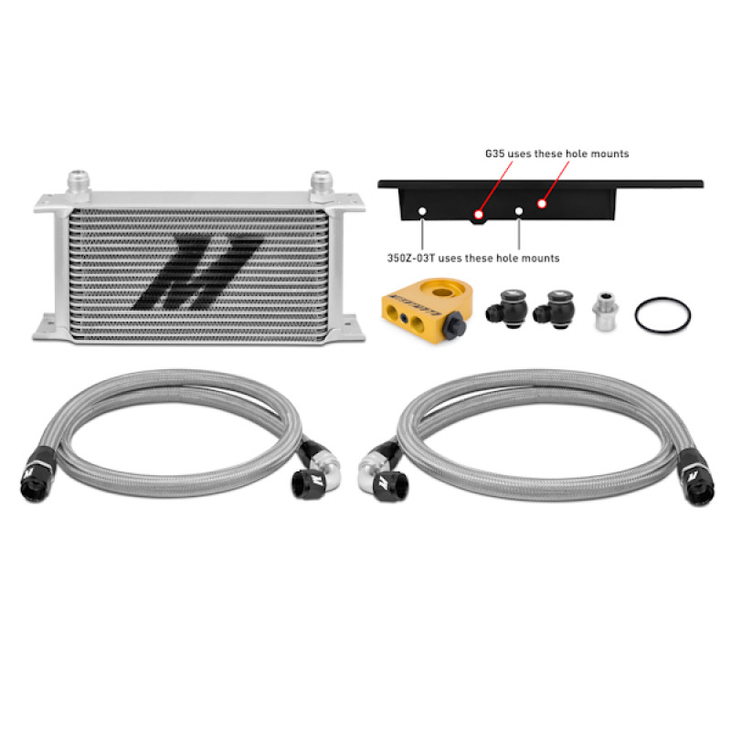 Mishimoto  Oil Cooler Kit - Thermostatic for 03-09 350Z / 03-07 G35 Coupe