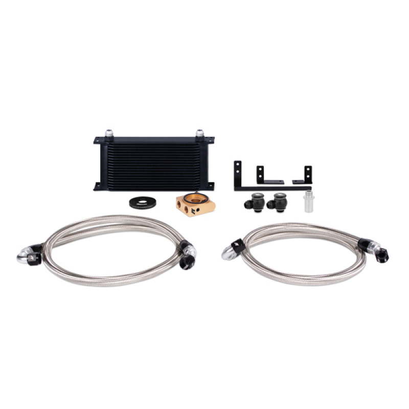 Mishimoto Thermostatic Oil Cooler Kit - Black for 2016+ Mazda Miata