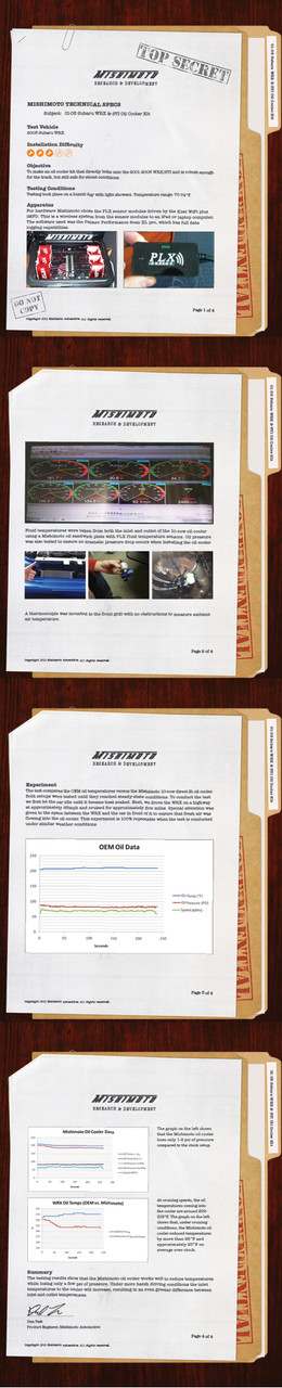 Mishimoto Oil Cooler Kit for 01-05 Subaru WRX/STi