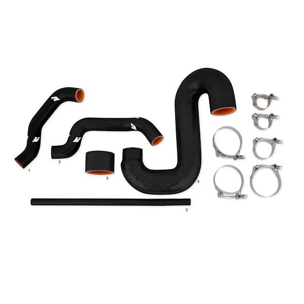 Mishimoto Black TMIC w/ Black Hose for 02-07 WRX / STI - MMTMIC-WRX-01BKBK