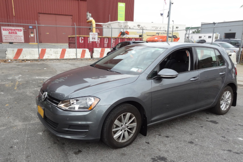 Rally Armor UR Black Mud Flaps w/ Grey Logo for 15+ VW Golf / GTI