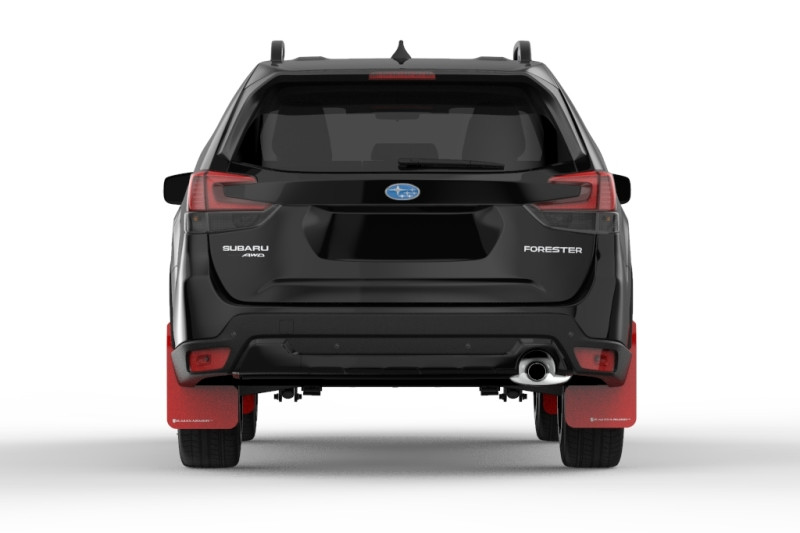 Rally Armor Red UR Mud Flaps w/ White Logo for 19+ Subaru Forester