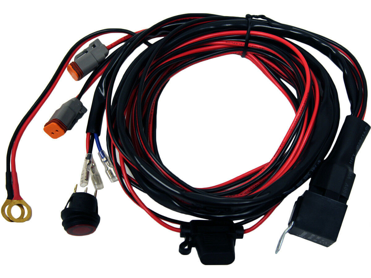 Rigid Industries D2 Light Wire Harness - 40196