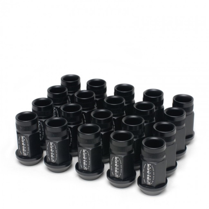 Skunk2 Black Series Lug Nuts - Set of 20 - 12mm x 1.5 - 520-99-0855