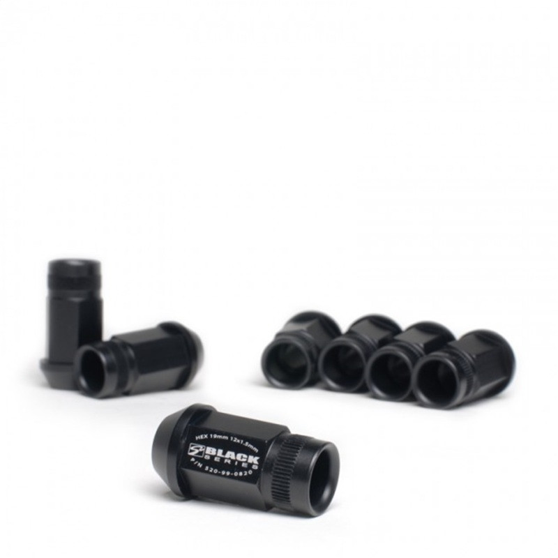 Skunk2 Black Series Lug Nuts - Set of 20 - 12mm x 1.5 - 520-99-0855