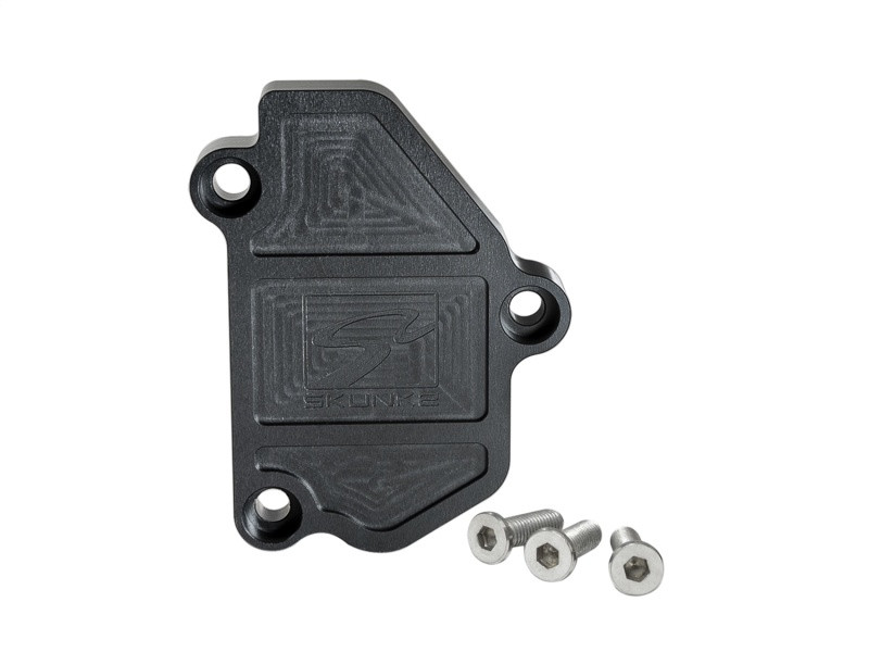 Skunk2 VTEC Block Off Plate - Black for B Series Honda / Acura - 639-05-0605