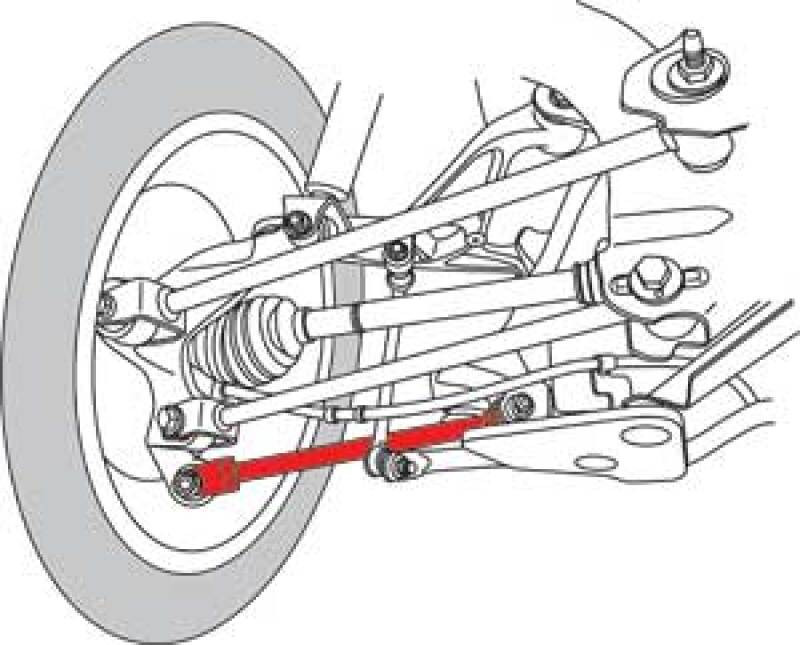 SPC Rear Radius Rods for 14-16 Infiniti Q50/Q70 / 11-13 M36/M56
