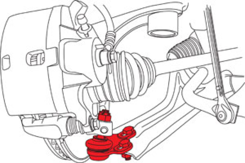 SPC Front Adjustable Lower Ball Joint for 2016+ Honda Civic - 67381