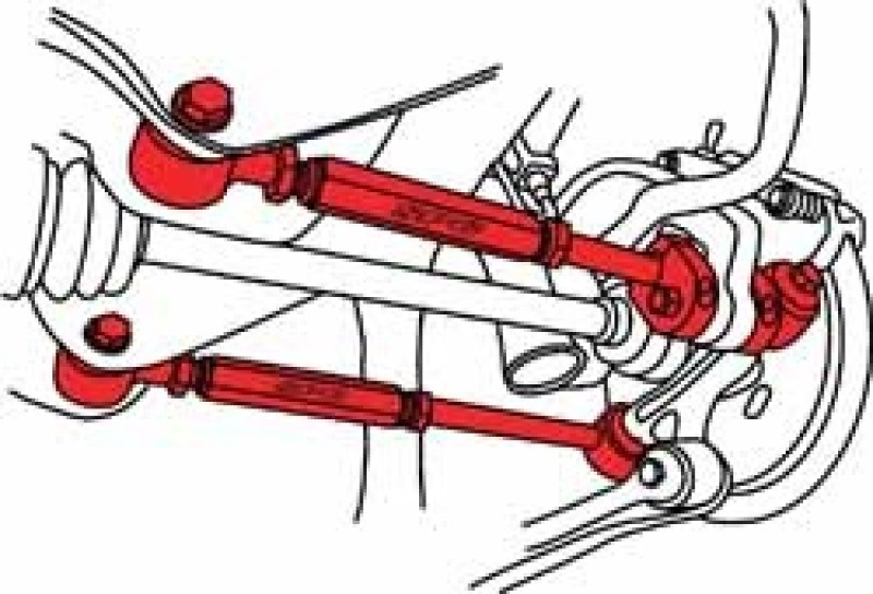 SPC EZ Arm XR Rear Adjustable Control arm for 93-07 Subaru Impreza - 67640