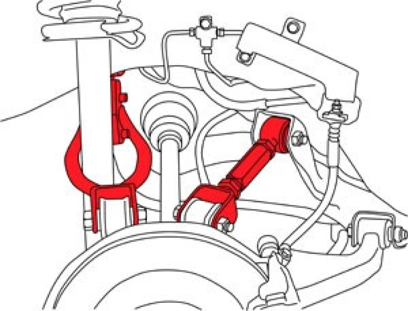 SPC Rear Adjustable Control Arms for 89-94 Nissan 240SX / 90-96 300ZX - 67765