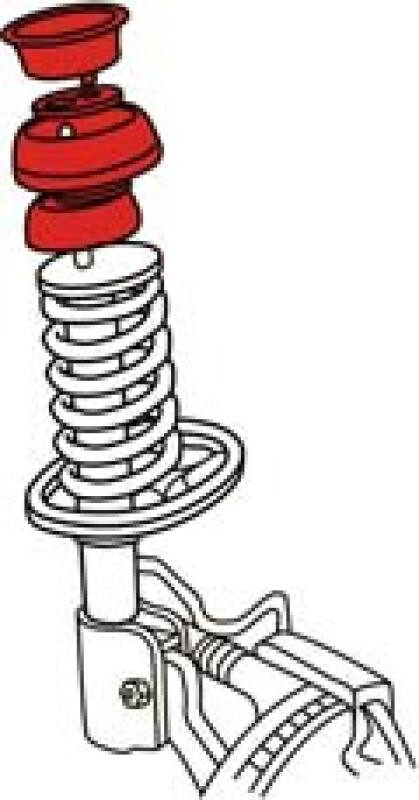 SPC Front Adjustable Strut Mount for 99-05 VW Golf / Jetta - 00-06 Audi TT