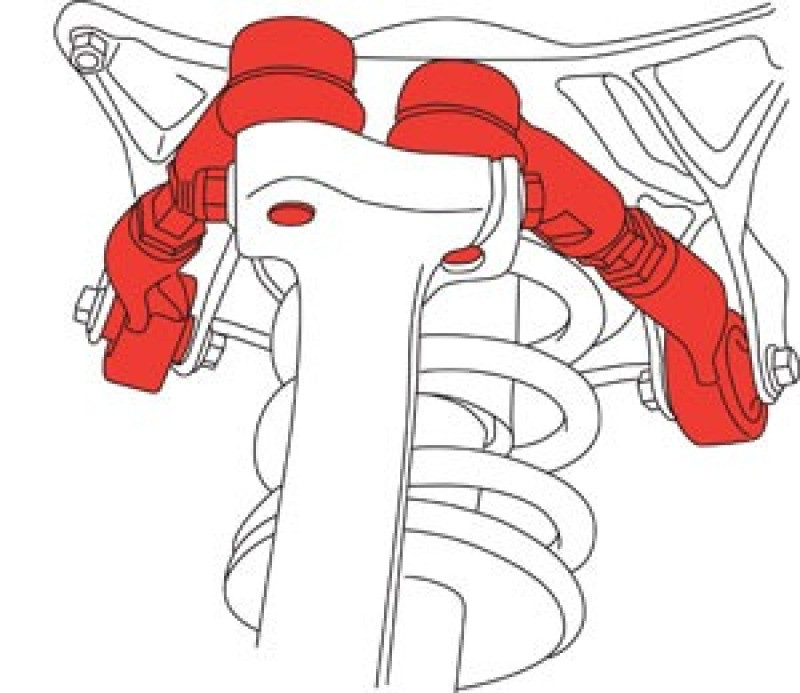 SPC Front Adj Upper Multi Link Control Arm Kit for 09-17 Audi A4 / 09-16 A5