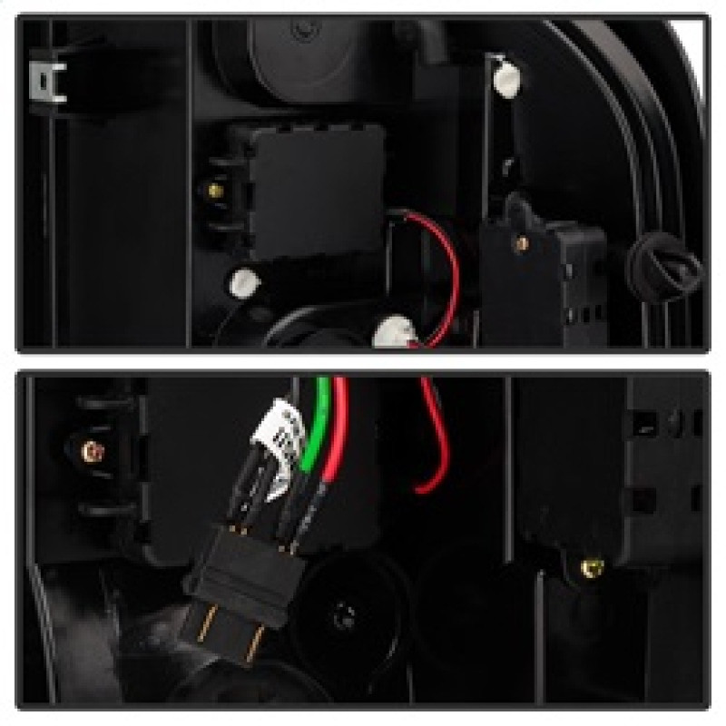 Spyder LED Tail Lights Red Smoke for 07-13 Chevy Silverado