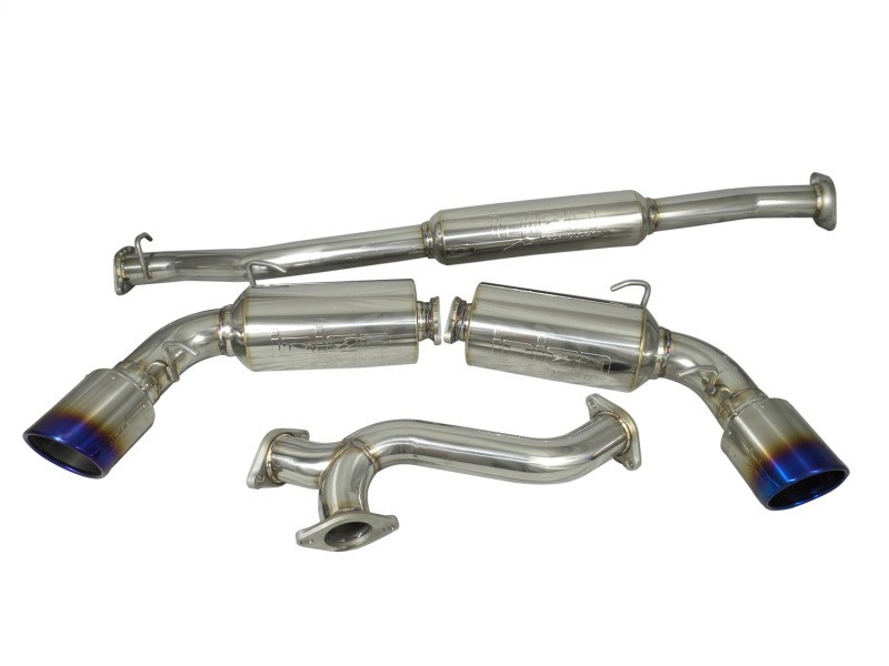Injen Resonated Dual Muffler Exhaust w/ Burnt Tips for 13+ Subaru BRZ / FR-S