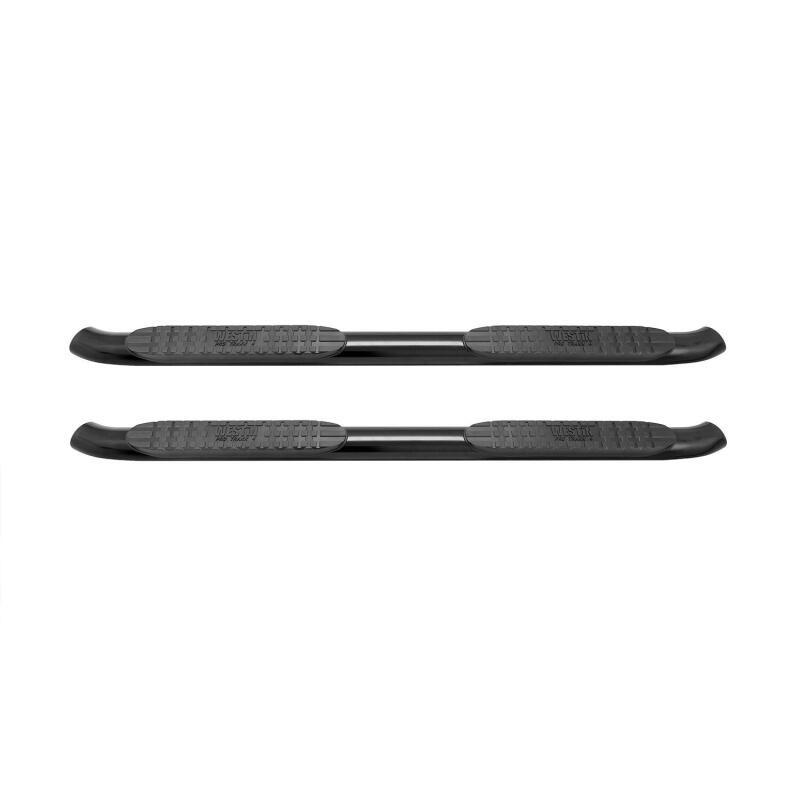 Westin Wrinkle Black Pro Traxx 4 Oval Nerf Step Bars for 07-17 Wrangler 2 Door