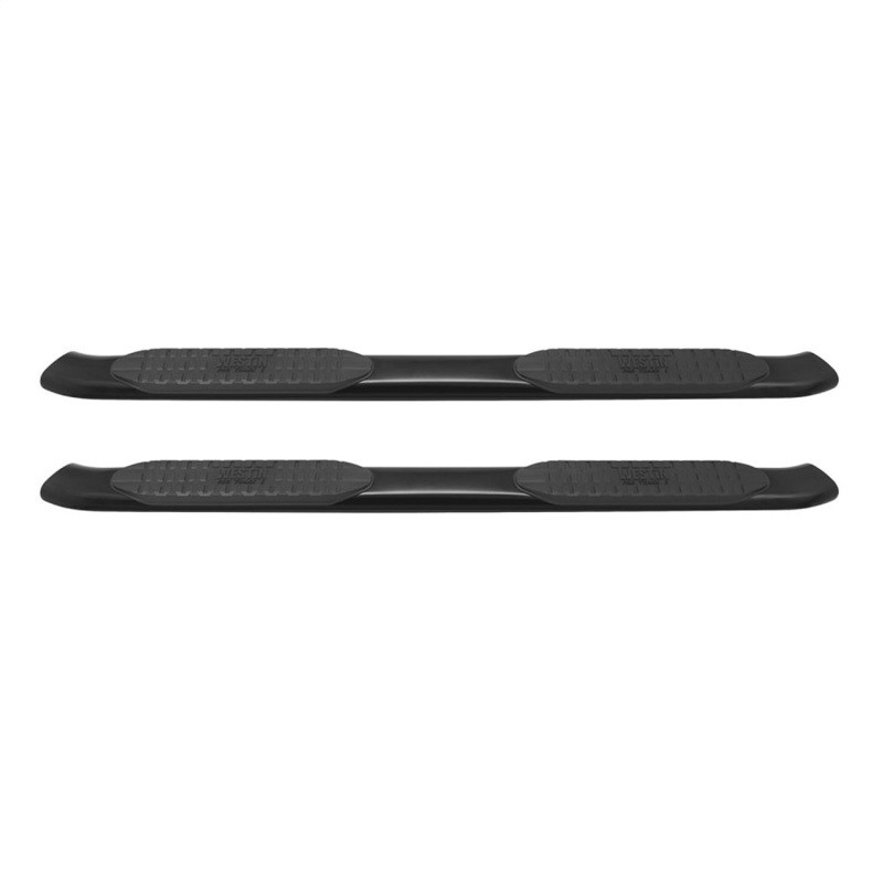 Westin Black Pro Traxx 5 Oval Nerf Step Bars for 07-13 Silverado 1500 Crew Cab