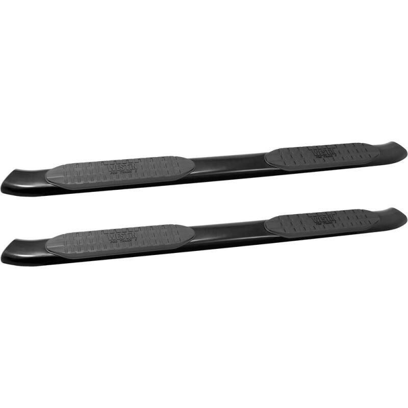 Westin Black Pro Traxx 5 Oval Nerf Step Bars for 14+ Silverado / Sierra Dbl Cab