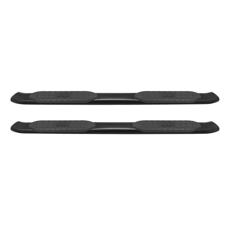 Westin Black Pro Traxx 5 Oval Nerf Step Bars for 14+ Silverado 1500 Crew Cab