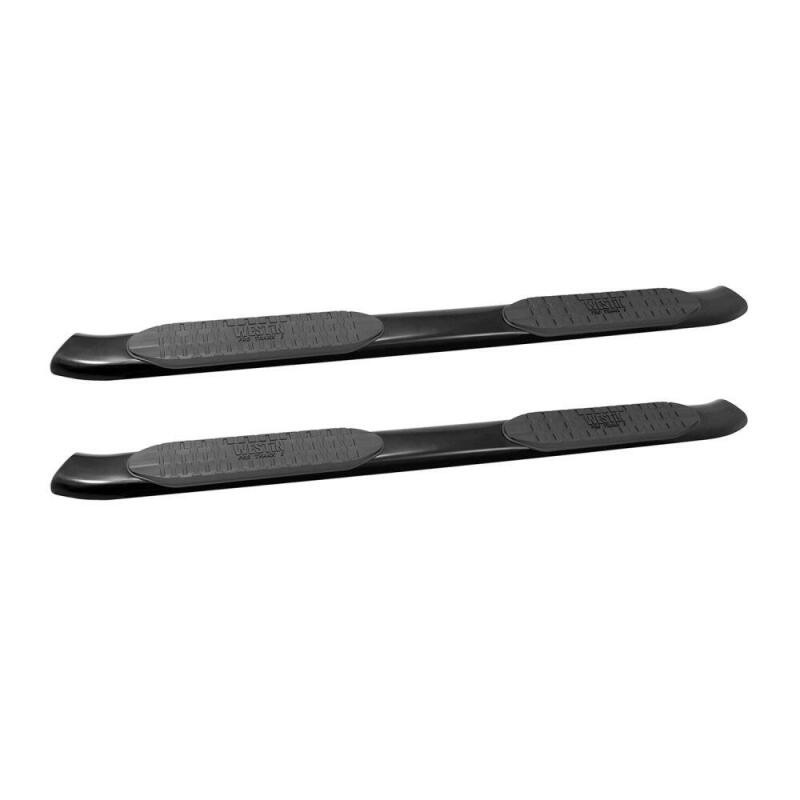 Westin Black Pro Traxx 5 Oval Nerf Step Bars for 15+ F150 Super Cab