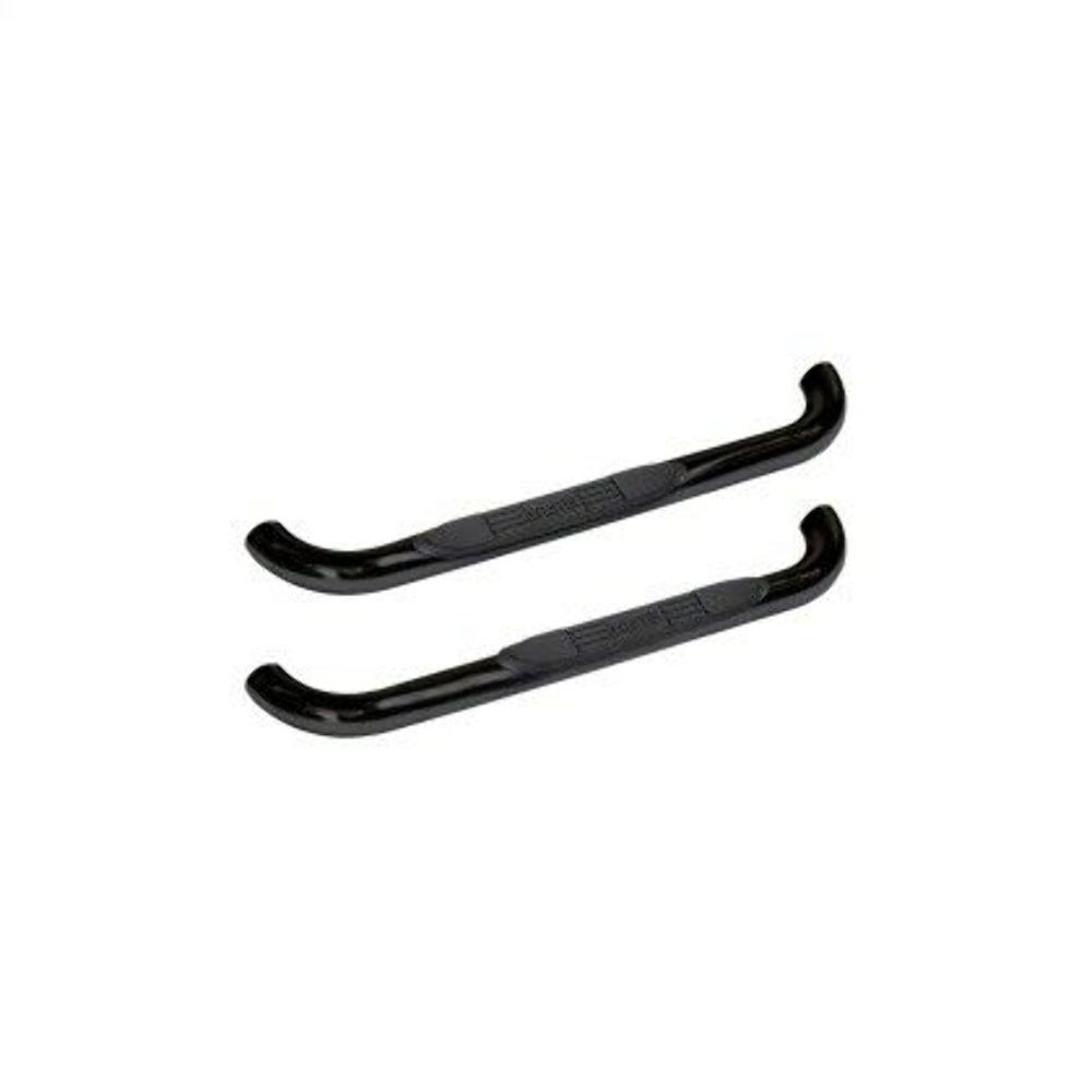 Westin E-Series 3 Nerf Step Bars - Black for 15-17 Silverado 2500 / 3500 Reg Cab