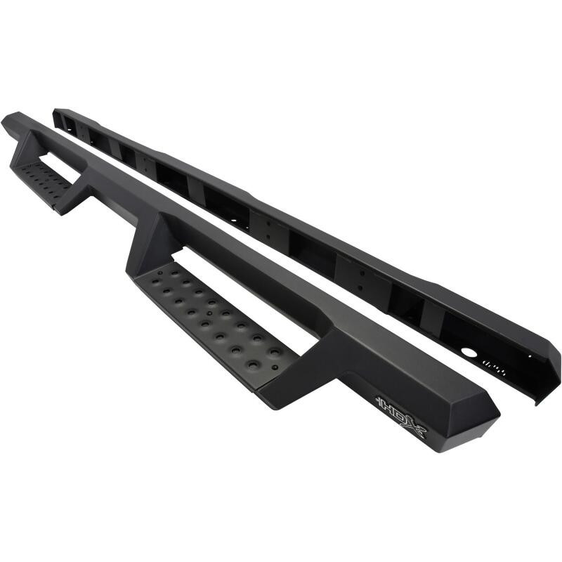Westin Textured Black HDX Drop Nerf Step Bars for 99-16 Ford F250 Crew Cab