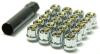 Wheel Mate Muteki Open End Lug Nuts - Set of 20 - Chrome / 12x1.25 - 31885C