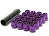 Wheel Mate Muteki Open End Lug Nuts - Set of 20 - Purple / 12x1.25 - 31885L