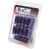 Wheel Mate Monster Locking Lug Nuts - Set of 4 - Purple / 14x1.5 - 33002L